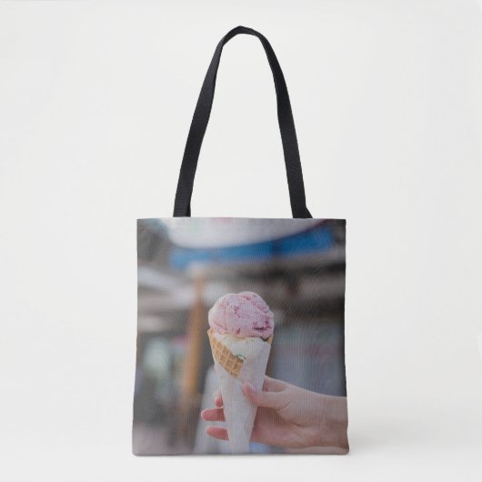 Inhaber von Erdbeereis Tasche (Vorderseite)