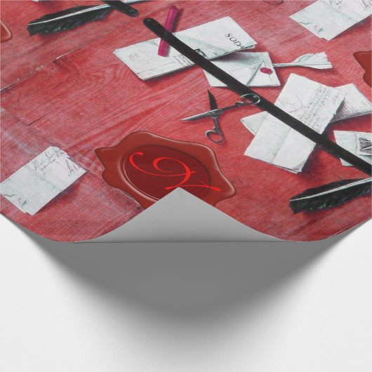 INHABER VON SCHREIBTIEREN IM MONOGRAMM FÜR HOLZ, R GESCHENKPAPIER (Ecke)