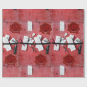 INHABER VON SCHREIBTIEREN IM MONOGRAMM FÜR HOLZ, R GESCHENKPAPIER (Flach)