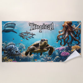 Inhabiting The Tropics Strandtuch