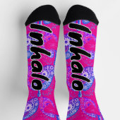 Inhalation des Herzens Socken (Oben)
