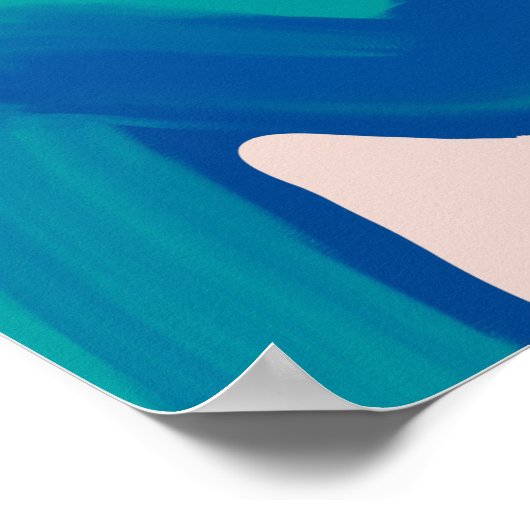 Inhalative Exhale - Abstrakte Motion Design Poster (Ecke)