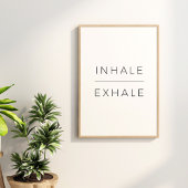 Inhalatives Exhale-Poster Poster