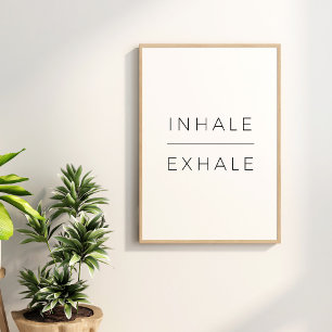 Inhalatives Exhale-Poster Poster