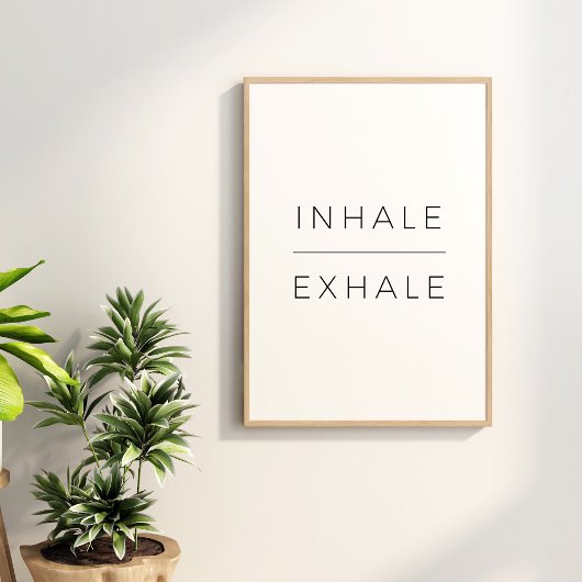 Inhalatives Exhale-Poster Poster