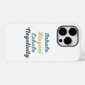 Inhale Biryani Exhale Negativativity Phone Case (Rückseite (Horizontal))
