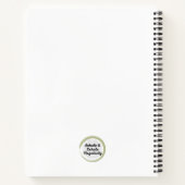 Inhale Burger Exhale Negativity Notebook Notizblock (Rückseite)