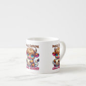 Inhale Caffeine Exhale Negativity Espressotasse (Vorderseite Rechts)