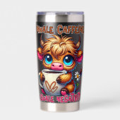 Inhale Caffeine Exhale Negativity  Thermobecher (Vorderseite)