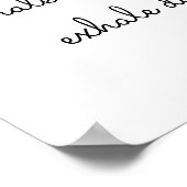 inhale exhale poster (Ecke)