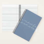 "Inhale Exhale" Sea Blue Mindfulness Journal Notizblock (Innen)