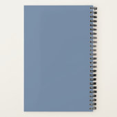 "Inhale Exhale" Sea Blue Mindfulness Journal Notizblock (Rückseite)