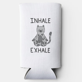 Inhale Exhale Yoga Cat Selters Dosenkühler