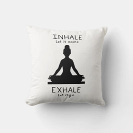 Inhale Exhale Yoga Kissen