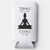 Inhale Exhale Yoga Selters Dosenkühler (Vorderseite)
