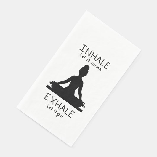 Inhale Exhale Yoga Serviette (Ecke)