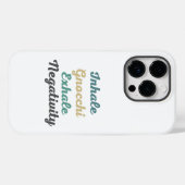 Inhale Gnocchi Exhale Negativativity Phone Case (Rückseite (Horizontal))
