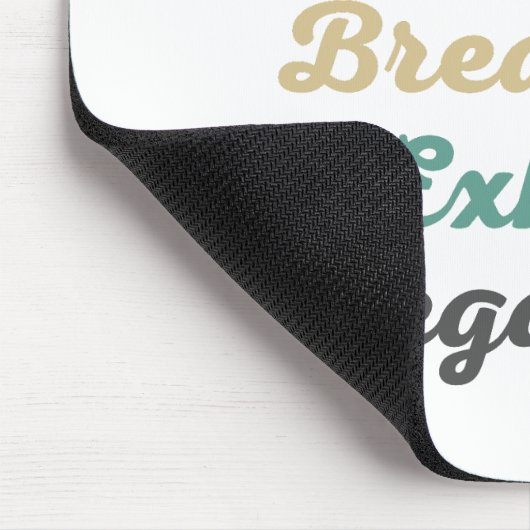 Inhalieren des englischen Frühstücks Exhale Negati Mousepad (Ecke)