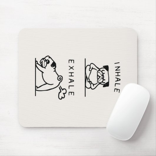 Inhalieren des Exhale-Mops Mousepad (Mit Mouse)