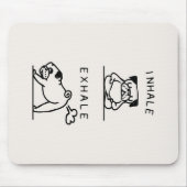 Inhalieren des Exhale-Mops Mousepad (Vorne)