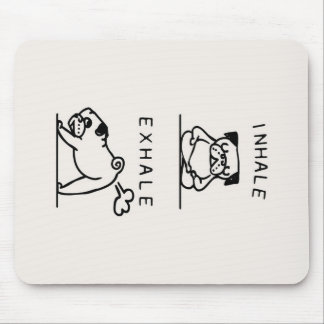 Inhalieren des Exhale-Mops Mousepad