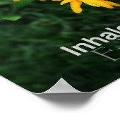 Inhalieren des Zukunftspposters Poster (Ecke)
