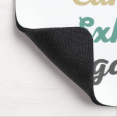 Inhalieren eines Canapé-Exhale-Negativitätsmuskels Mousepad (Ecke)