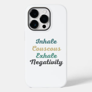 Inhalieren eines Couscous Exhale Negativativity Ph Case-Mate iPhone 14 Pro Hülle