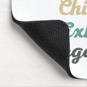 Inhalieren eines gefriergetrockneten Hühnerexhales Mousepad (Ecke)