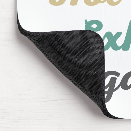 Inhalieren heißer Hunde Exhale Negativity Mouse Pa Mousepad (Ecke)