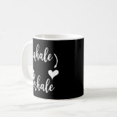 Inhalieren Liebe Exhale Peace Shirt Inhale Exhale  Kaffeetasse (Vorderseite Links)