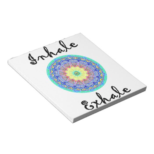 inhalieren notizblock (angewinkelt)