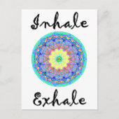inhalieren postkarte (Vorderseite)