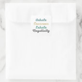 Inhalieren Sie Couscous Exhale Negativity Stickers (Tasche)