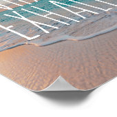 Inhalieren Sie das Karibische Strandparadies Poste Poster (Ecke)