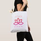 Inhalieren Sie den Yogatensack mit Lotus-Blume Tasche (Von Nahem)