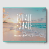 Inhalieren Sie die Erinnerungen des Karibischen Gä Gästebuch (Rückseite)