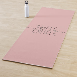 Inhalieren Sie die Exhale Rosa Yoga Mat Yogamatte