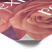inhalieren Sie hübsche Rosen, inspirierend Poster (Ecke)