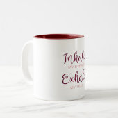 Inhalieren Sie meine Träume - 11 oz. Mug Zweifarbige Tasse (Vorderseite Links)