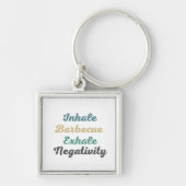 Inhalieren von Barbecue Exhale Negativativity-Schl Schlüsselanhänger (Vorne)