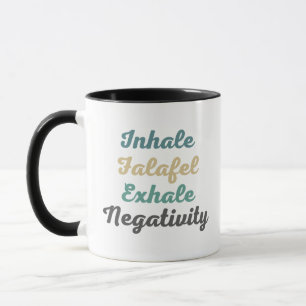 Inhalieren von Falafel Exhale Negativativations-Ta Tasse
