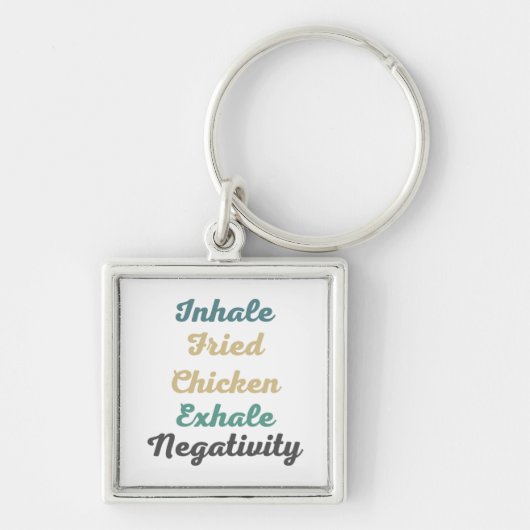 Inhalieren von Schlüsselanhängern mit gebratenem H Schlüsselanhänger (Vorne)