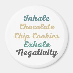Inhalieren von Schokolade Chip Cookies Exhale Nega Magnet