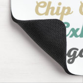 Inhalieren von Schokolade Chip Cookies Exhale Nega Mousepad (Ecke)