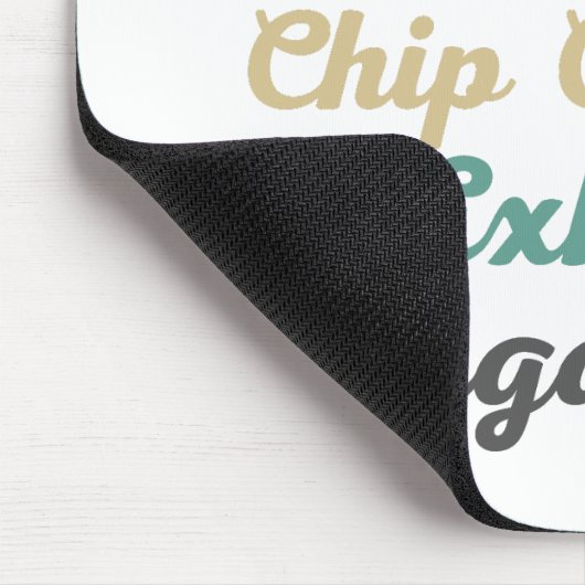 Inhalieren von Schokolade Chip Cookies Exhale Nega Mousepad (Ecke)