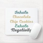 Inhalieren von Schokolade Chip Cookies Exhale Nega Mousepad (Mit Mouse)