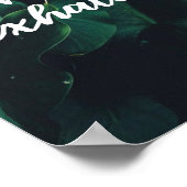 Inhalieren von Yoga-Ausatmung Poster (Ecke)