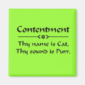 Inhalt dein Name ist Katze Magnet (Vorne)