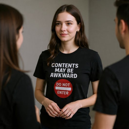 Inhalt kann offen sein T-Shirt